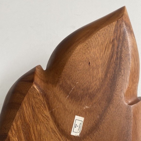 Wooden leaf accent - Picture 5 of 8